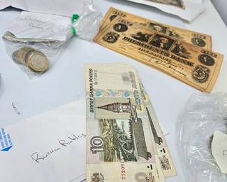 Foreign Currency Coins – Turkish Lira, Russian Rubles, Israeli Shekels, Chilean Pesos, Swiss Francs, Croatian Kuna