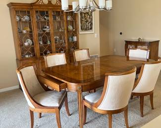 Elegant 1950s W. & J. Sloane Dining Room Set – Exceptional Craftsmanship and Style
