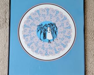  Irene Stein “Bride” Serigraph 1990 – Limited Edition 3/25 Signed & Numbered Framed & Matted 24x27