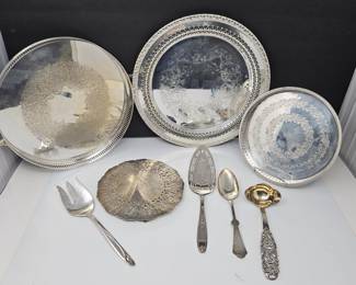 Vintage Silverplate Serving Lot
