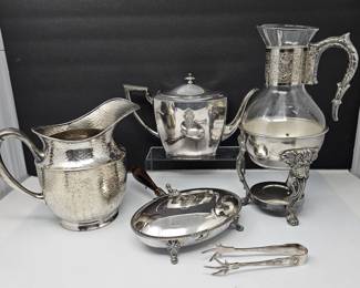 Vintage Silverplate Serving Lot