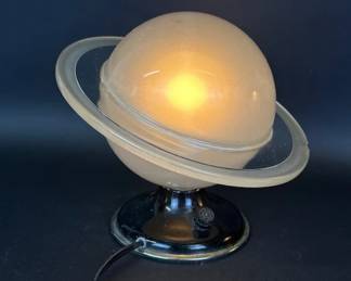Art Deco Saturn lamp