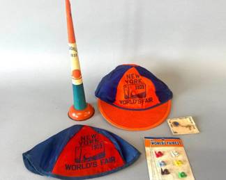 1939 NY caps, horn, buttons