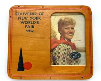 1939 NY wood picture frame