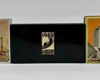 1933 cards, box