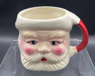 Santa Face Ceramic Mug, Made in Japan