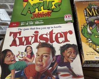 (7) Lot of Bard Games from Twister to Yoda