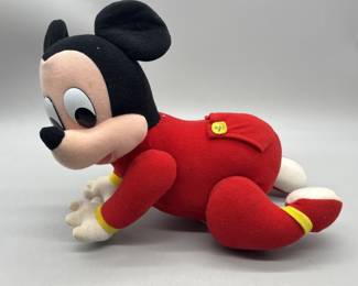 Plush Crawling Baby Mickey Mouse