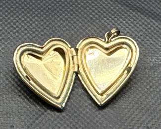 14KT Gold Filled Heart Locket Pendant