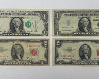 Lot of USA bills given as a baby gift