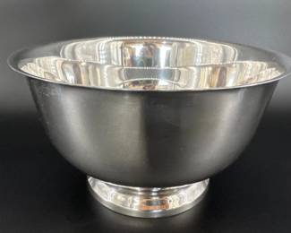 Substantial Webster sterling revere bowl