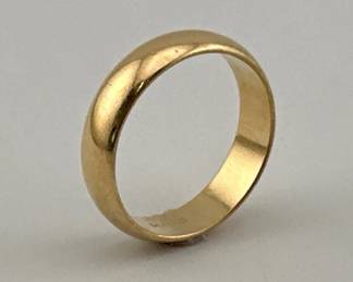 Men’s 14kt wedding band