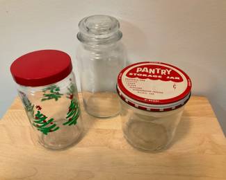 M251. Set of three storage jars $4