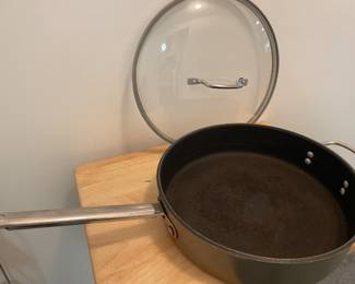 M297 Calphalon 13” skillet with lid $8