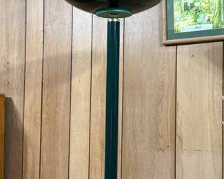 Torchiere light - 1 green and 2 white