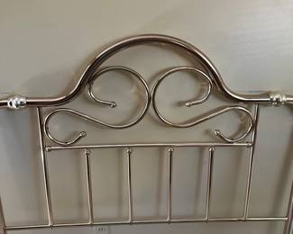 Brass headboard 