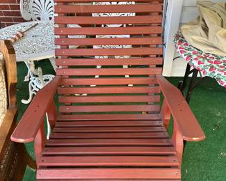 Wooden rocker 
