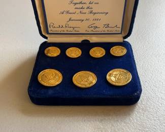 Ronald Reagan Inauguration Coin Set