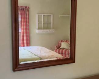 Arched Wooden Mirror
