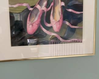 Ballet Pointe Shoes Print