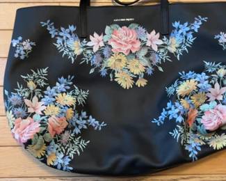 Alexander McQueen Floral Print Tote Bag & Handbag