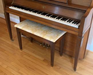 Hardman Upright Piano with Bench