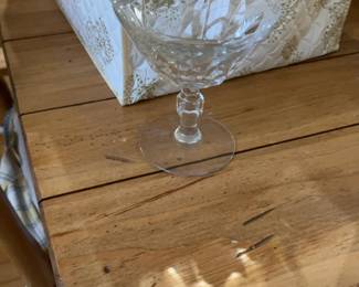 Baccarat Champagne Crystal Glasses - Set of 12