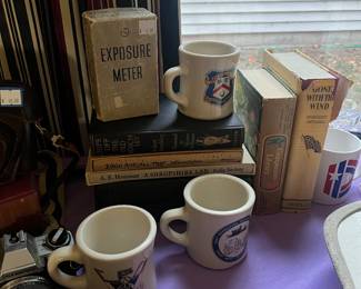 Military Mugs & Vintage Books