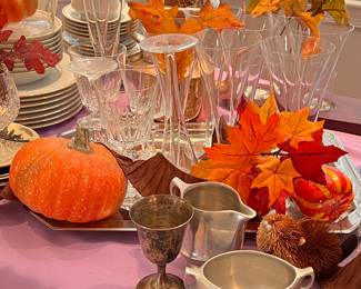 Misc Kitchen Items W/ Fall Decor
