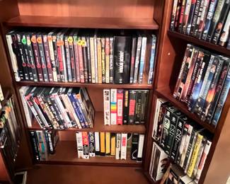 A selection of DVDs