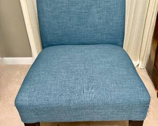 Pretty Blue accent chair.