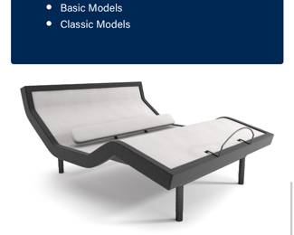 Leggett and Platt split. top bed. 
High end bed with two remotes., bed frame and mattress. This bed is in excellent condition.  Asking 1500.  Incredible price. 