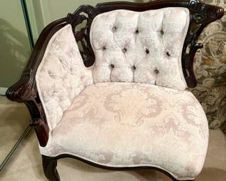125.00 vintage victorian chair. 
great addition to add to a room.