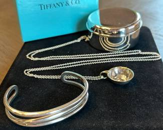 Tiffany Trinket Box and Jewelry