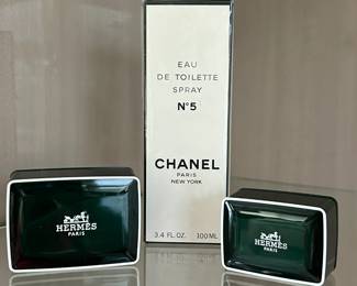 Chanel Perfume and Hermes Soaps