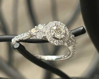 14K Diamond Ring