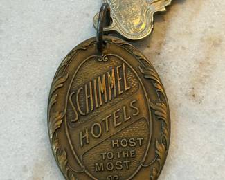 Schimmel Hotel Key Chain Cornhusker Lincoln, NE