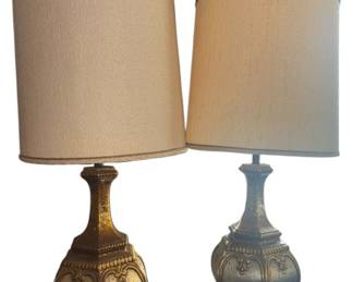 Mid Century Stiffel Lamps