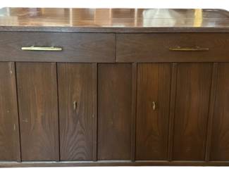 Vintage Danish Walnut Credenza