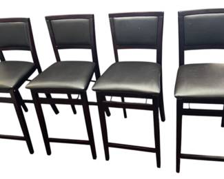 4 Foldable Barstools