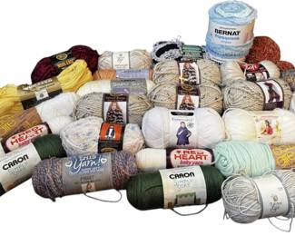 Large Lot of Various Yarn