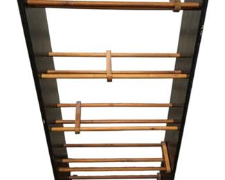 Wood Media Rack