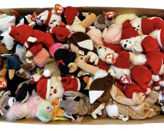 Large Lot of Various Beanie Babies