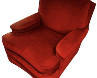 Vintage Orange Accent Chair