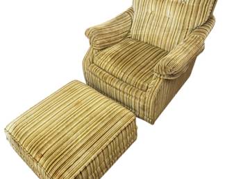 MidCentury Chair  Ottoman