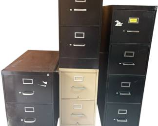 Hon Steelcase Vertical Filing Cabinets