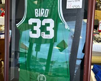 Larry Bird Jersey Signed 
