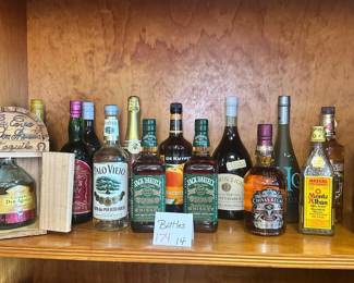 Lot of Glass Bottles