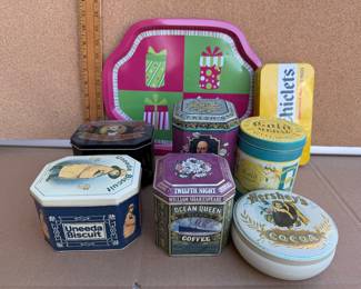 All Tins Shown $8.00