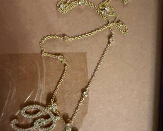 P necklace with Butterfly $5.00